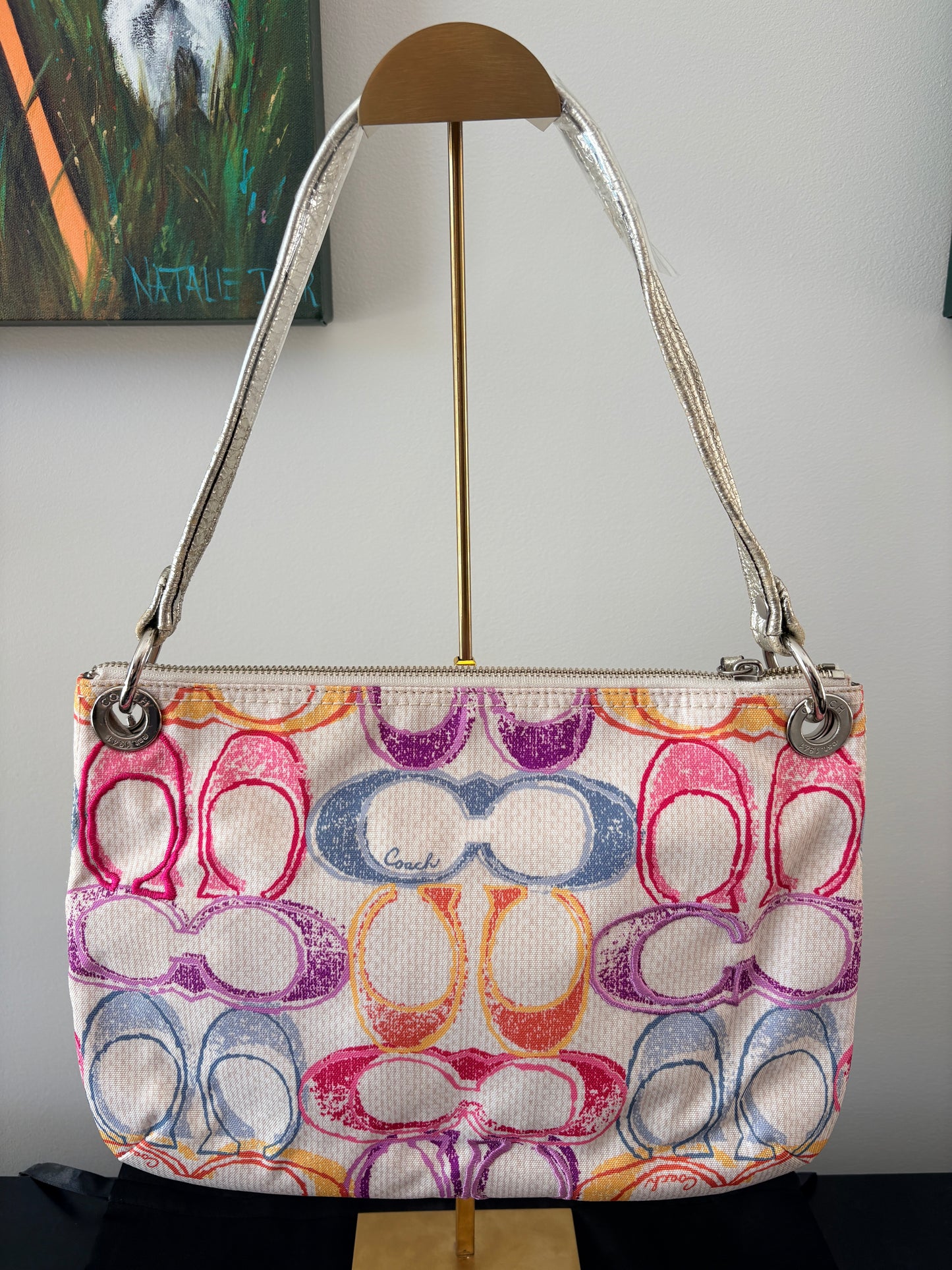 Coach 2012 19090 Optic Signature Flap Shoulder Bag - Image 2