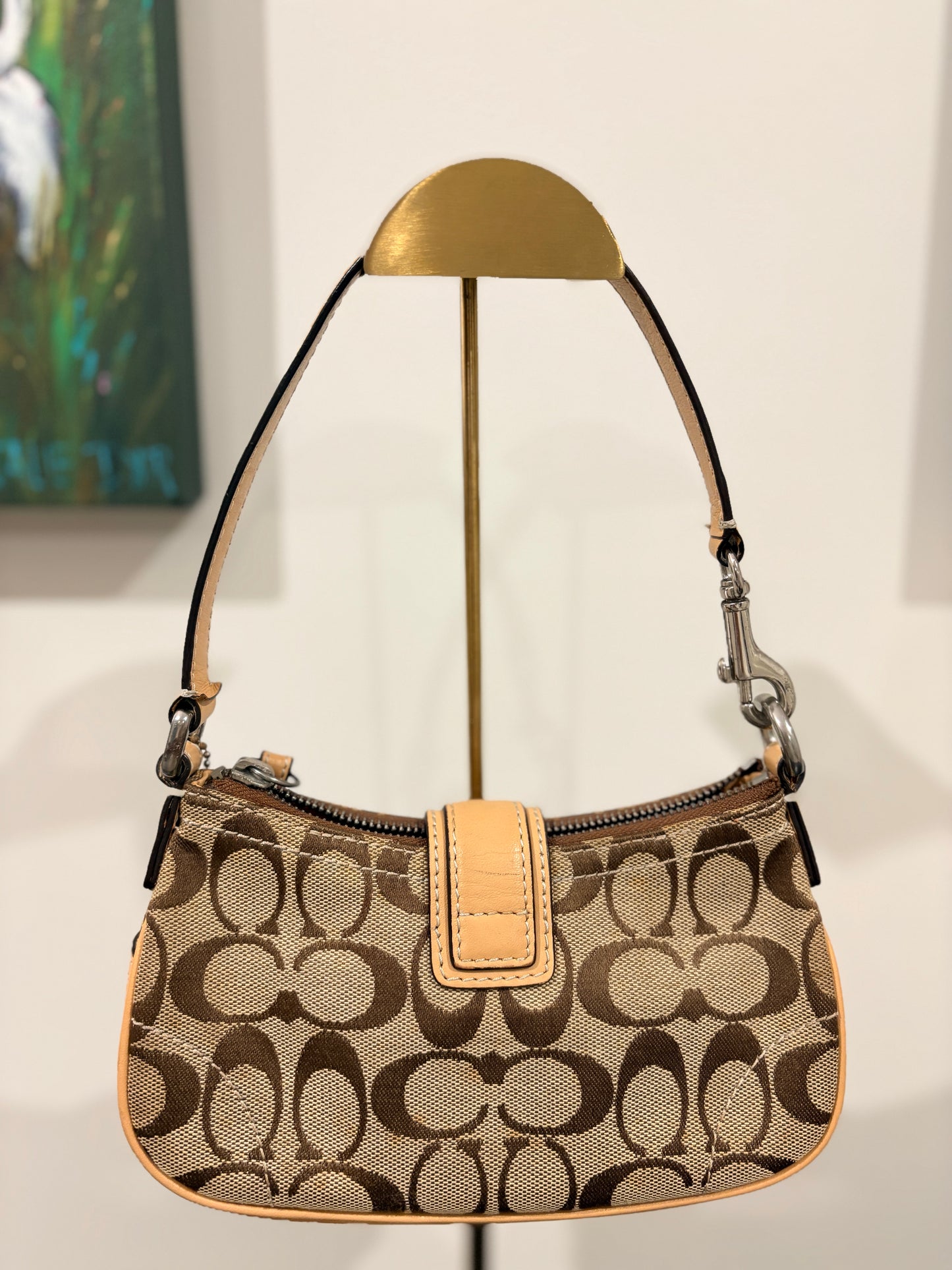 Coach 2003 6362 Hamptons Signature Demi Buckle Shoulder Bag - Image 2
