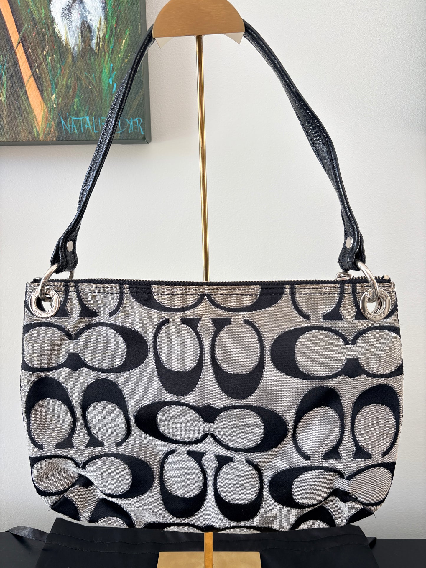 Coach 2011 16990 Op Art Pocket Shoulder Bag - Image 2