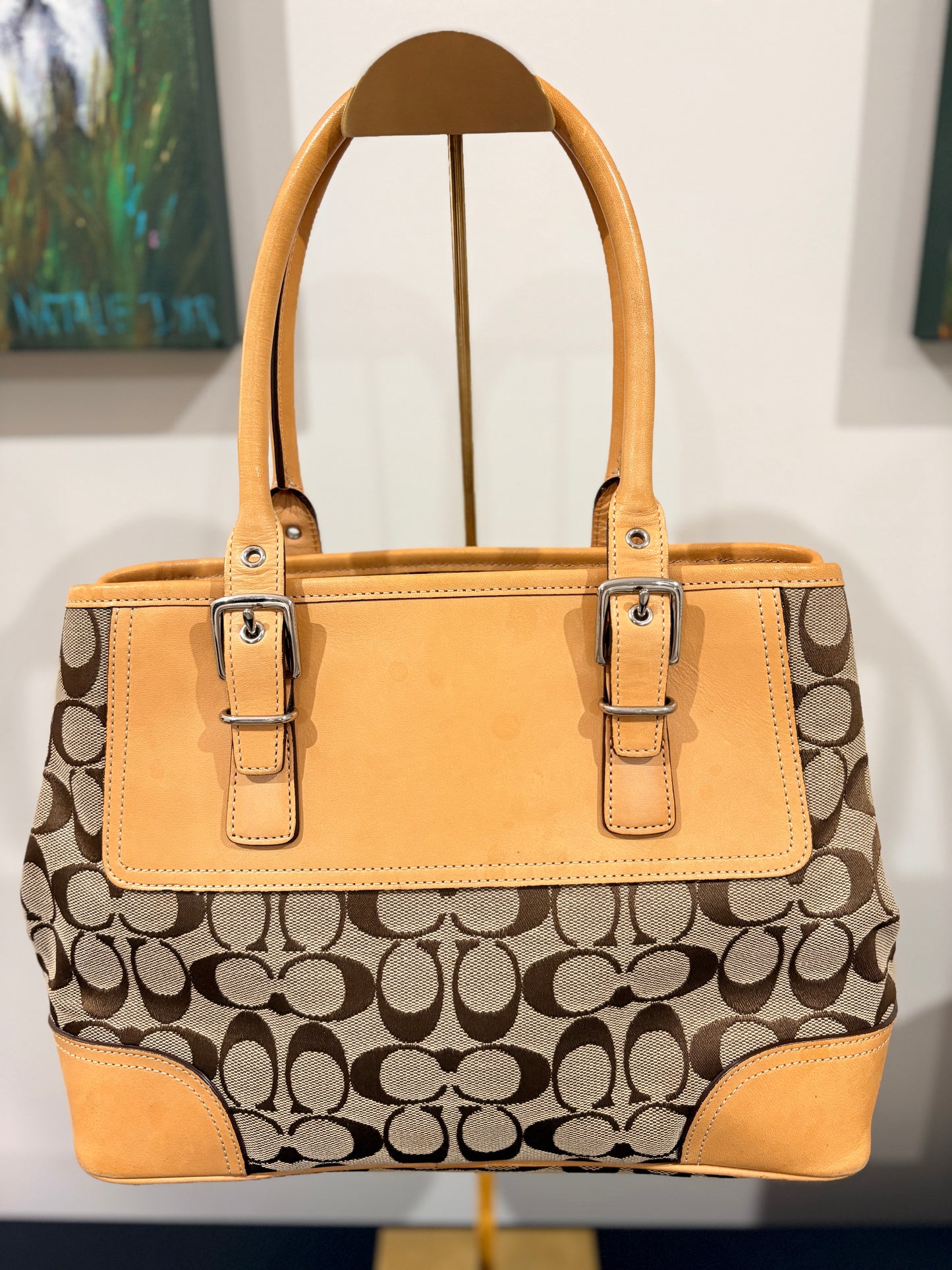 Coach 6366 Hamptons Signature Canvas Tote - Image 2
