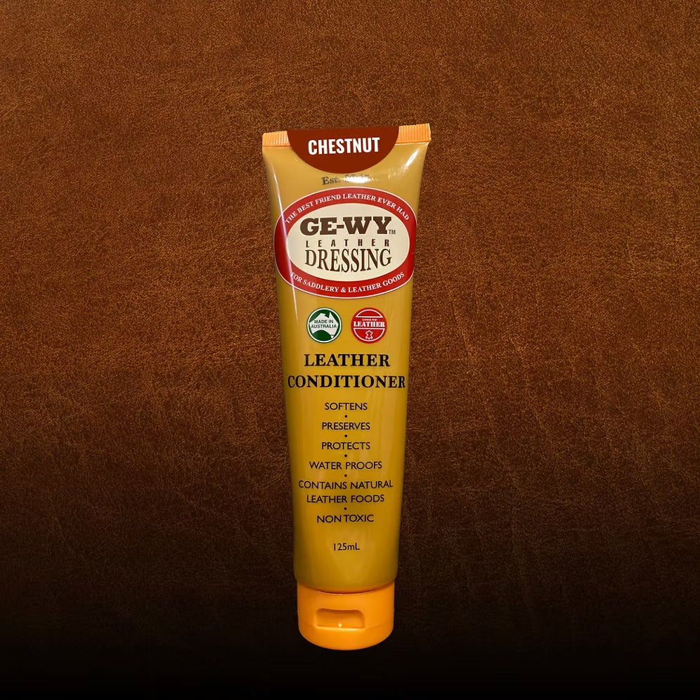 GE-WY Leather Dressing - Chestnut 125ml Conditioner - Image 1