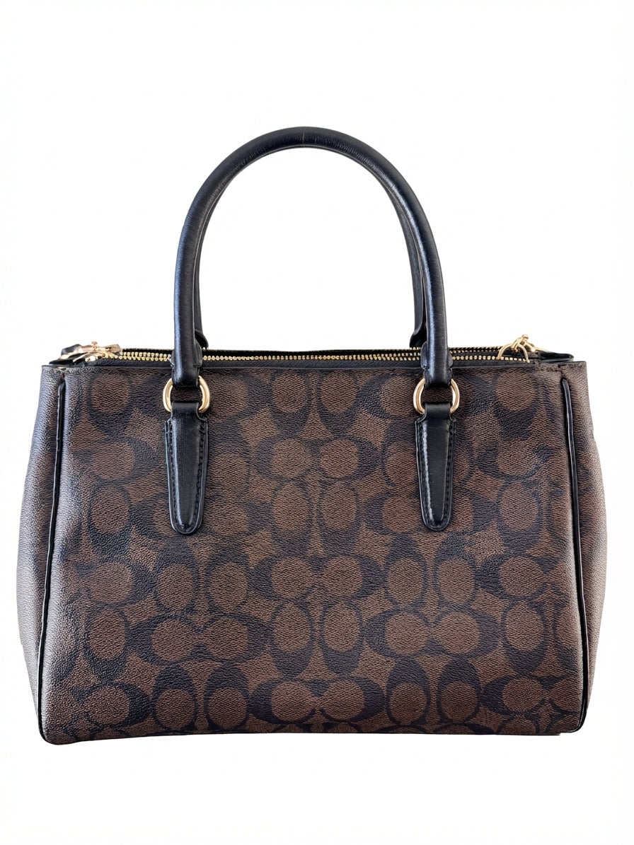 Coach Surrey Carryall In Signature Canvas - Image 2