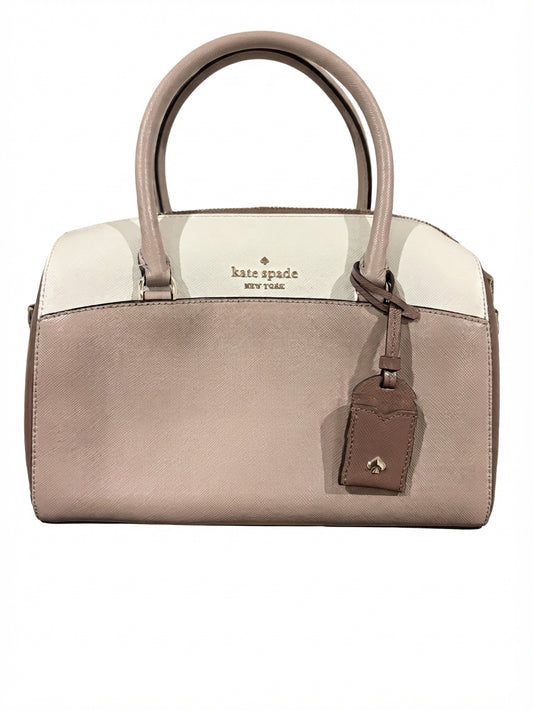 Kate Spade New York Staci Colorblock Satchel - Beige And White - Image 1