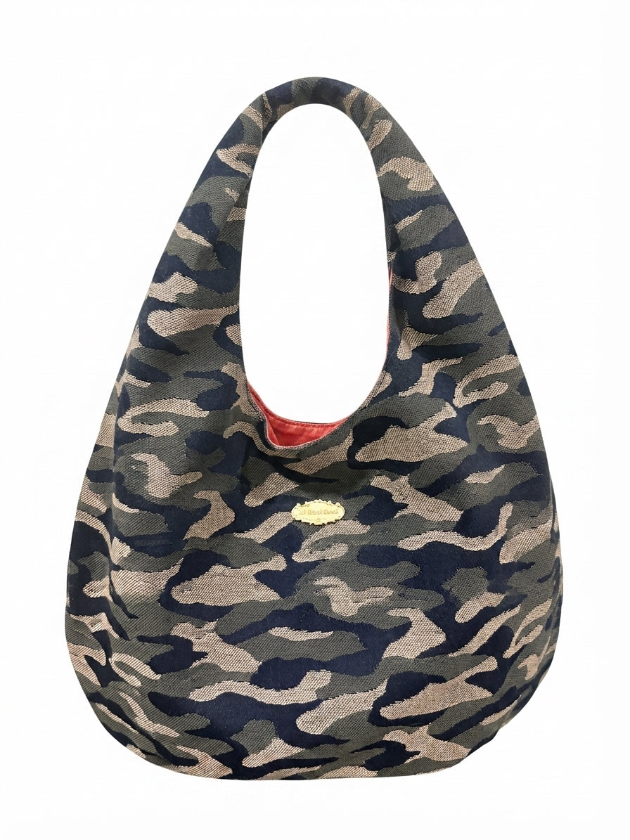Think Bee! Camouflage Hobo Bag - Stylish Shoulder Handbag - Image 1