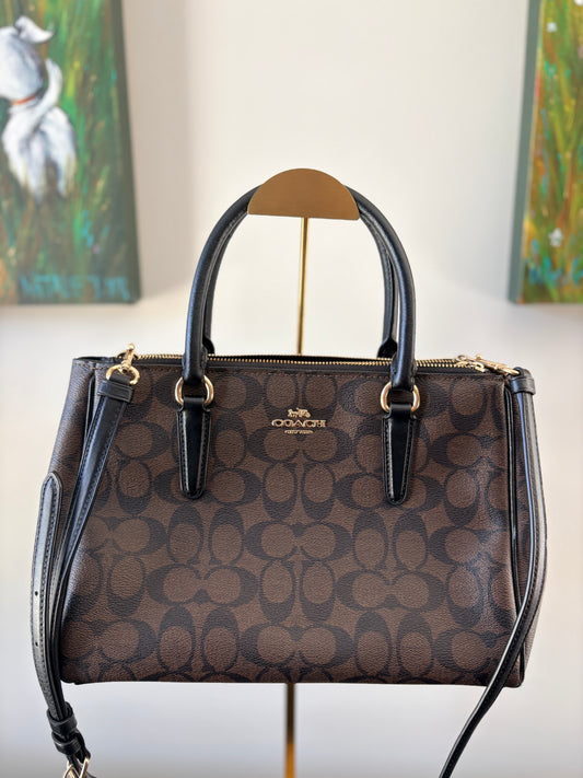 Coach Surrey Carryall In Signature Canvas - Image 1