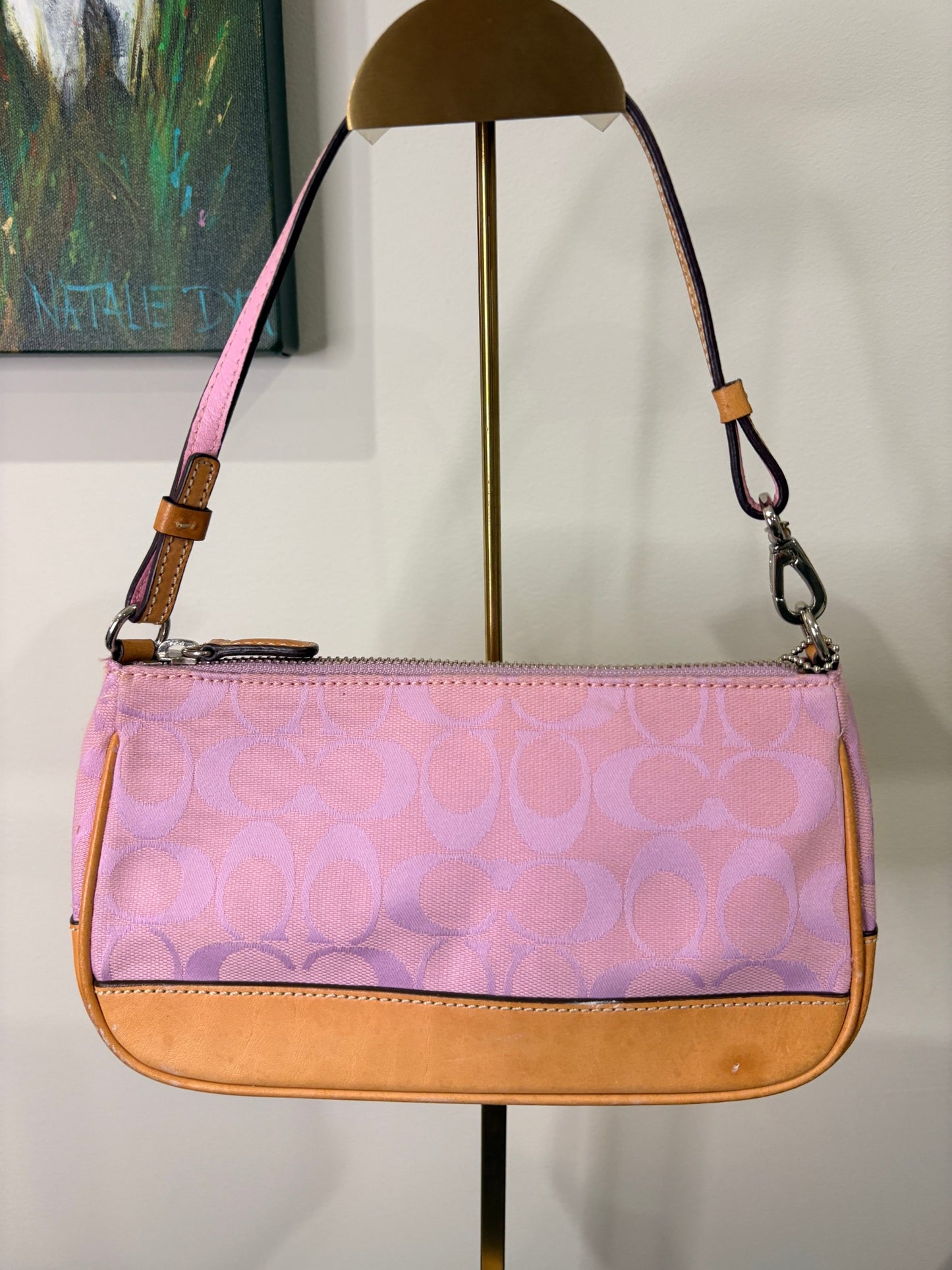 Coach 2004 6094 Signature C Demi Shoulder Bag - Pink and Purple Ombre - Image 2
