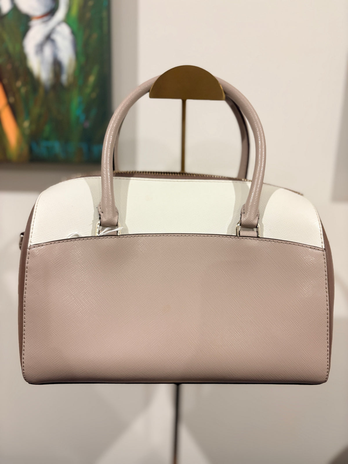 Kate Spade New York Staci Colorblock Satchel - Beige And White - Image 2