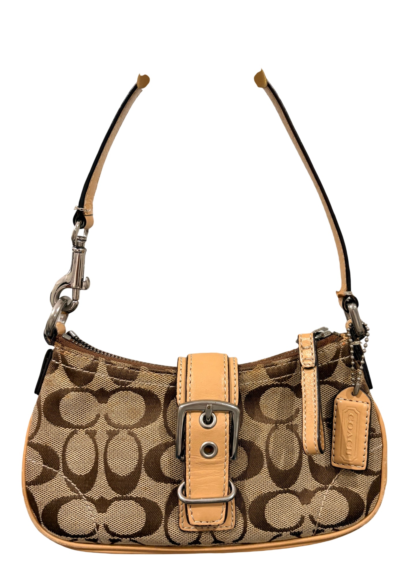 Coach 2003 6362 Hamptons Signature Demi Buckle Shoulder Bag - Image 1