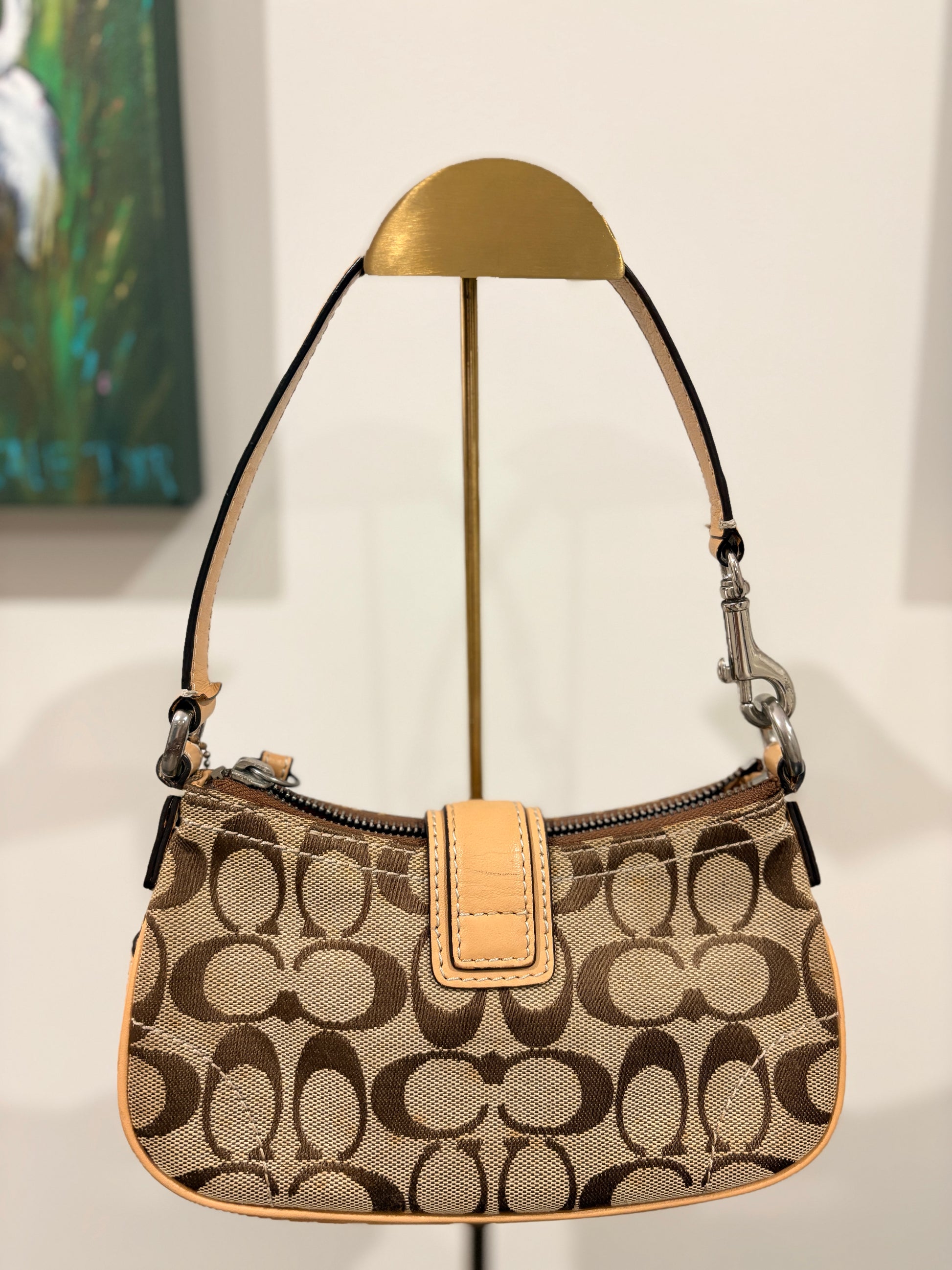 Coach 2003 6362 Hamptons Signature Demi Buckle Shoulder Bag - Image 2