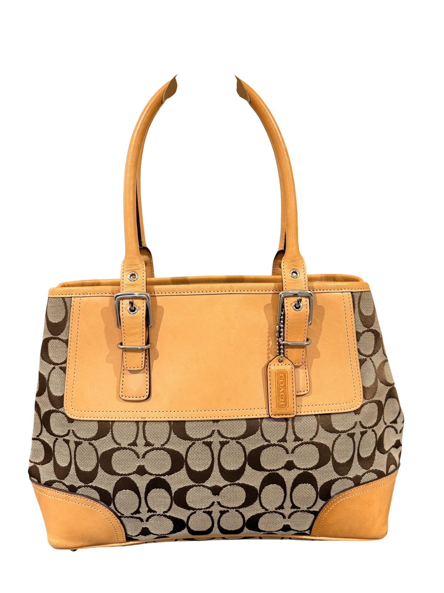 Coach 6366 Hamptons Signature Canvas Tote - Image 1