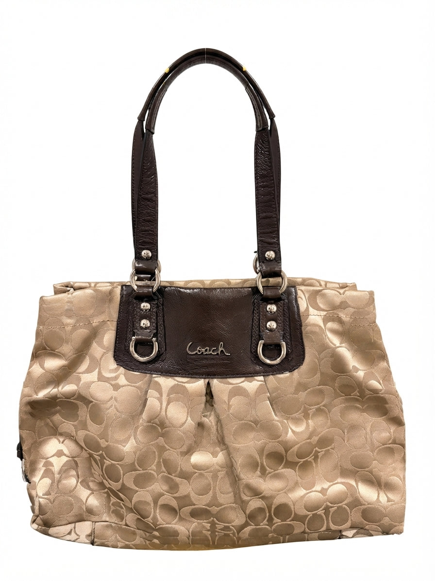 Coach 2011 F15510 Ashley Signature Sateen Carryall - Image 1
