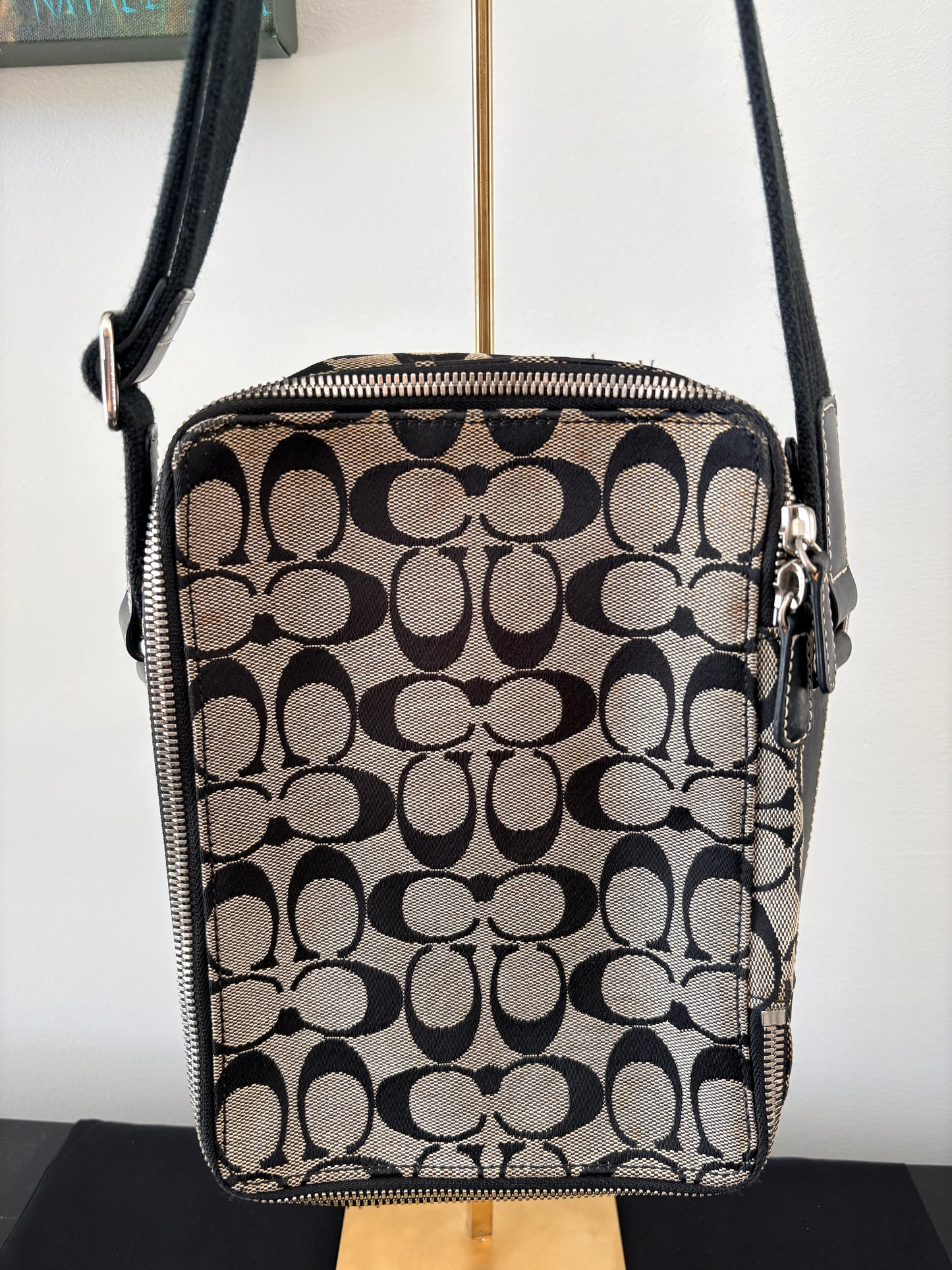 Coach 2005 4276 Signature Flight Bag - Black - Image 2
