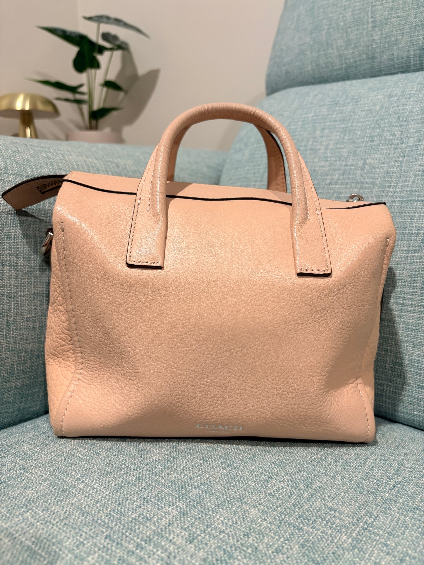 Vintage Coach Bleecker Mini Riley Carryall – Light Pink