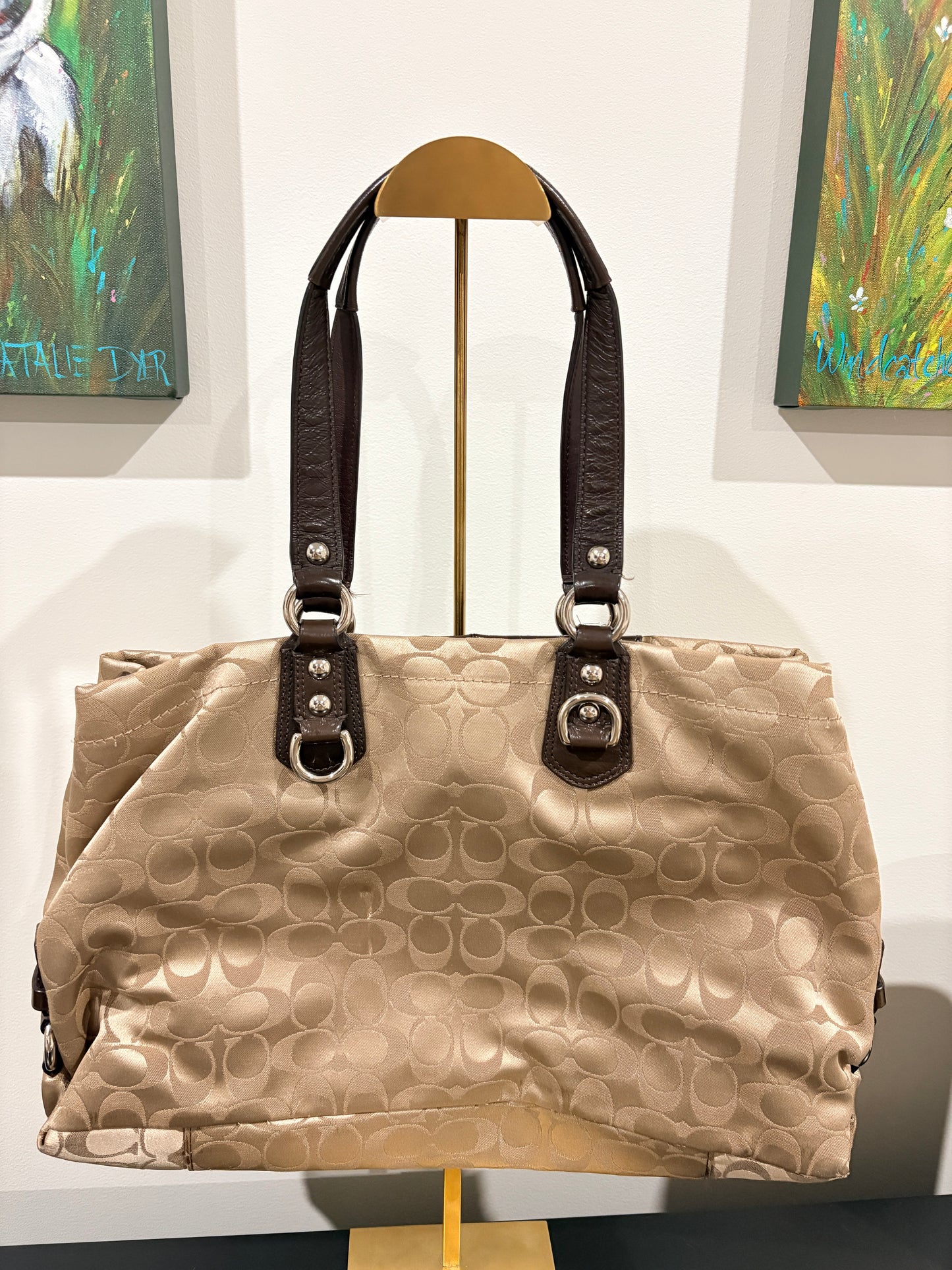 Coach 2011 F15510 Ashley Signature Sateen Carryall - Image 2