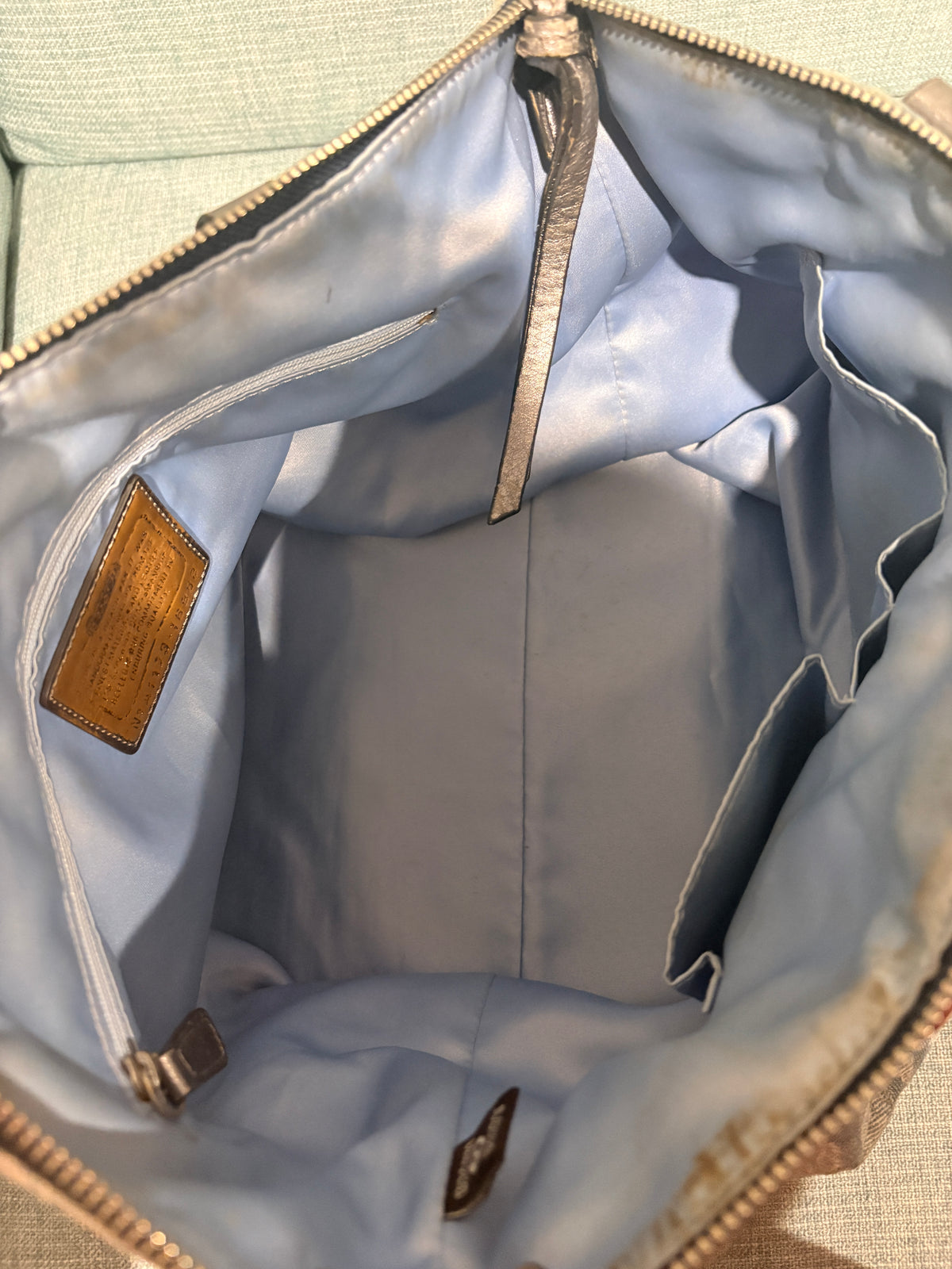 Coach Poppy Denim Handbag