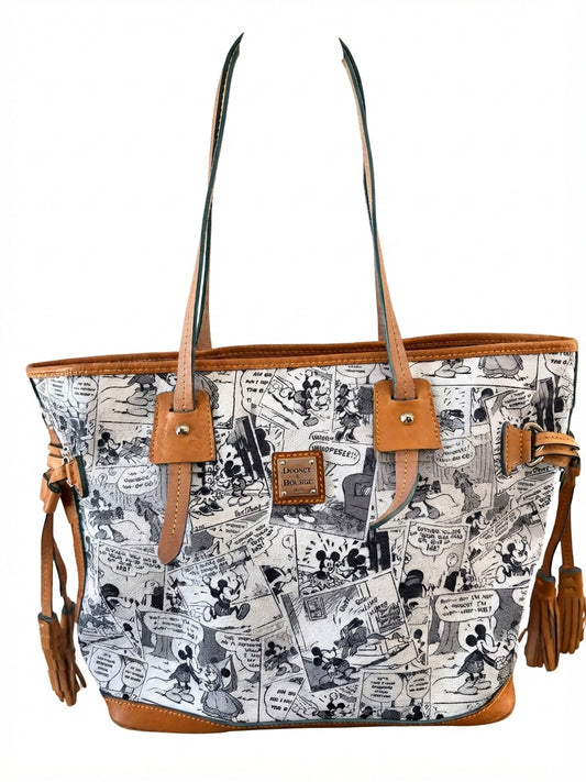 Dooney & Bourke Disney Mickey Mouse Comic Strip Tote Bag - Image 1