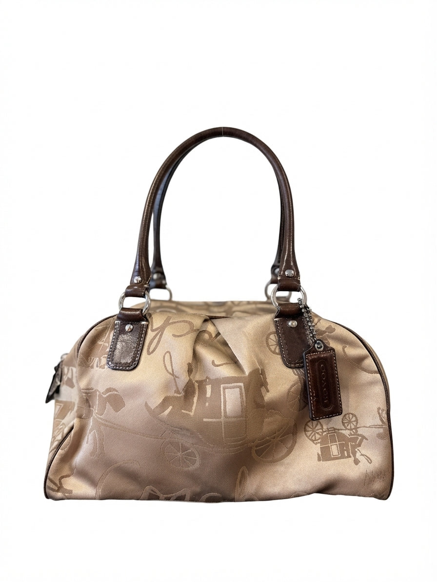 VVA338 - Coach 2009 F14481 Satchel Bag - Iconic Horse and Carriage Print - Image 1