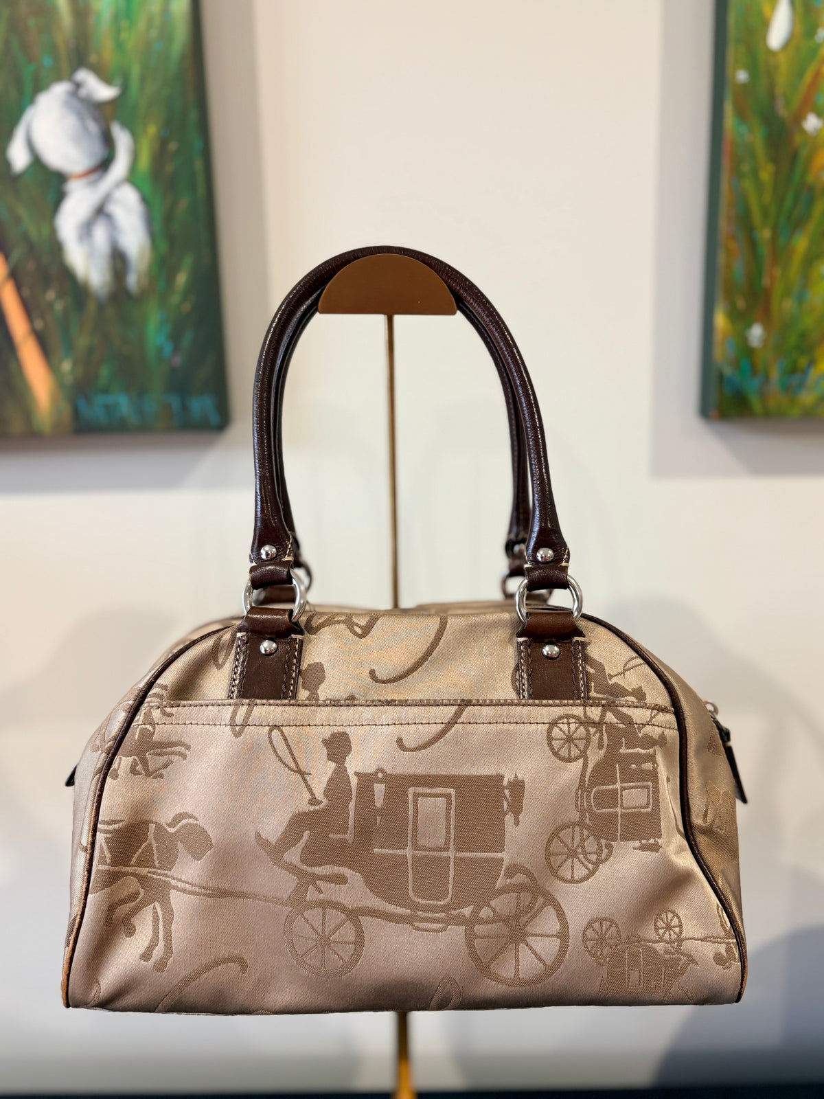 VVA338 - Coach 2009 F14481 Satchel Bag - Iconic Horse and Carriage Print - Image 2